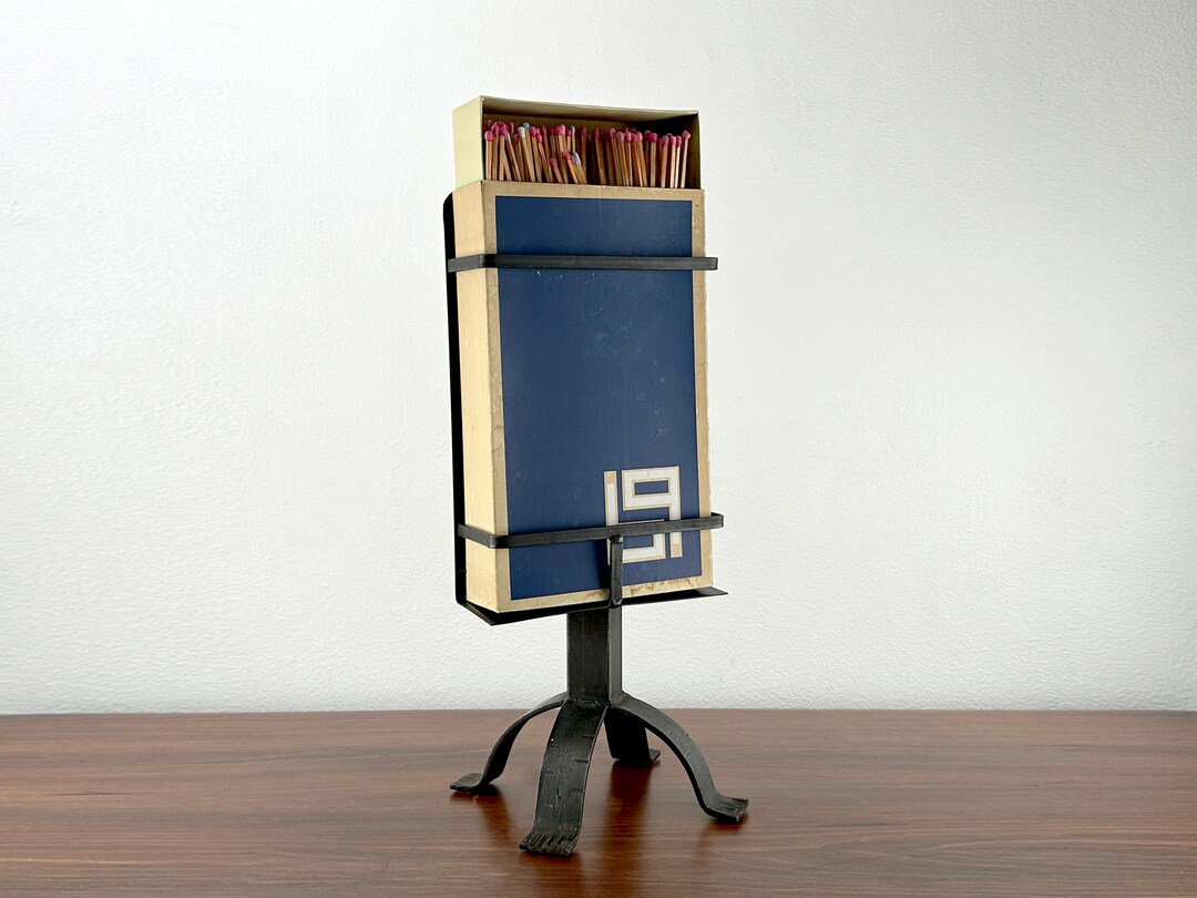 Fireplace Matches With Iron Stand, Hearth Accessory the Matches Are ...