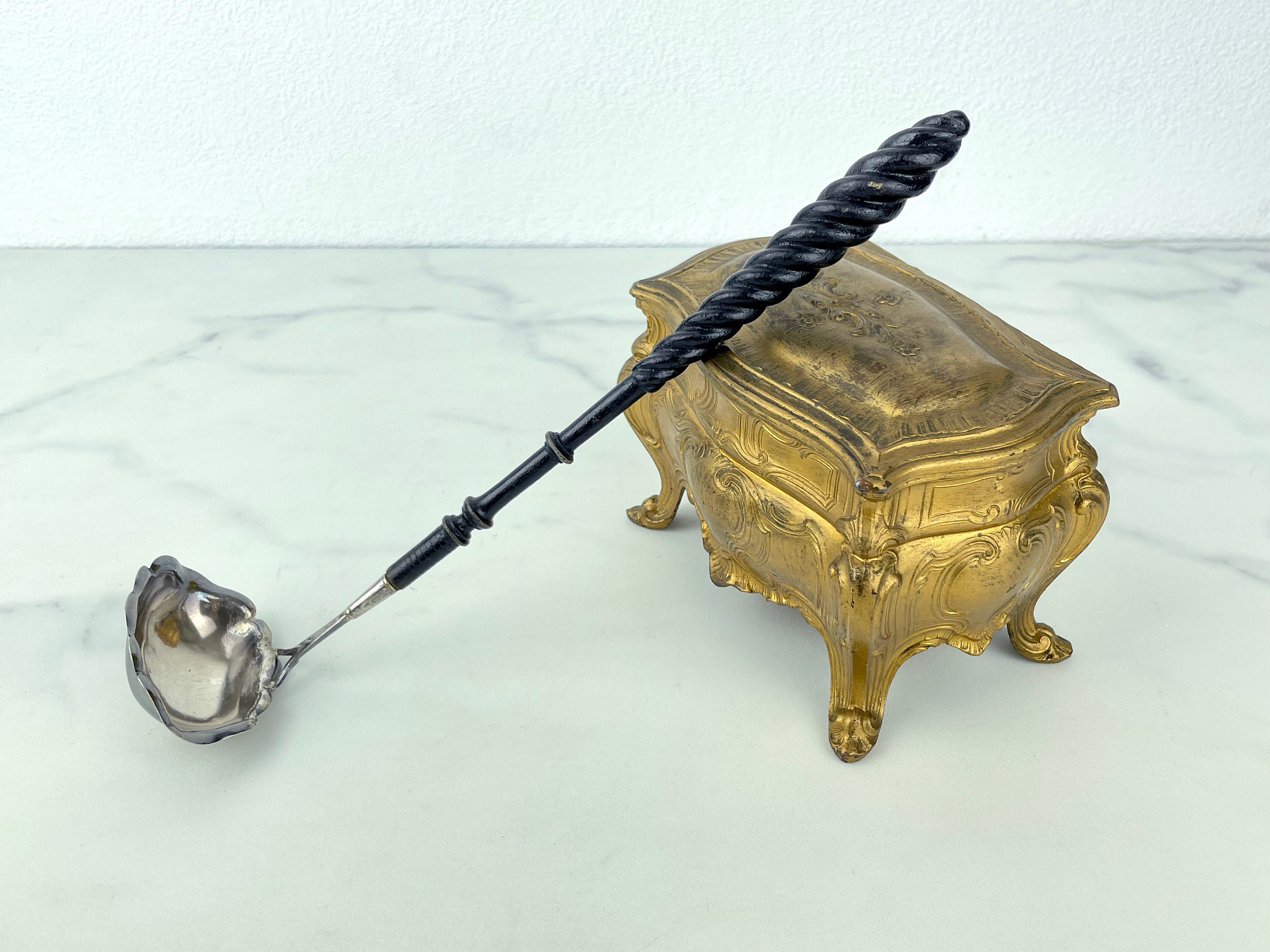 Antique Glass Punch Ladle Etsy