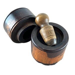 Antieke houten knopenmaker - 19e-eeuwse mode