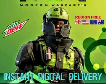 Mountain Dew Skin Code / 30 minutos de 2XP / MTN DEW COD Call of Duty: Modern Warfare 2 & Warzone 2.0 / Todas las plataformas / Región Libre