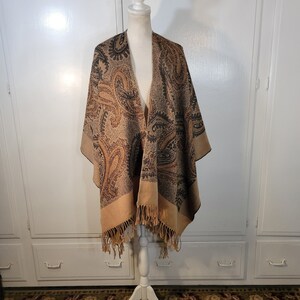 80s Wool Poncho - Etsy