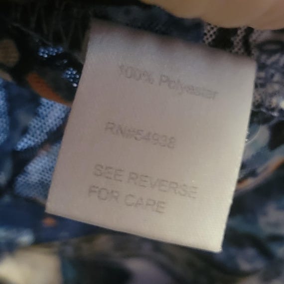 Y2K Patchwork Pattern Tunic Womens Size Large Str… - image 10