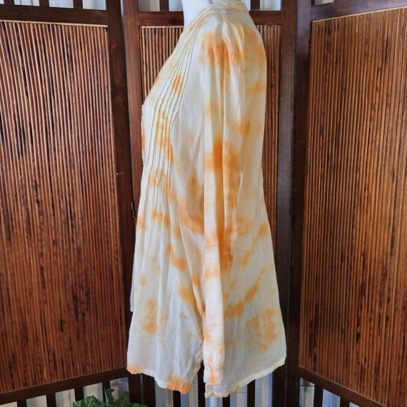 Vintage Michael Kors, Tie Dye Orange & White Wome… - image 5