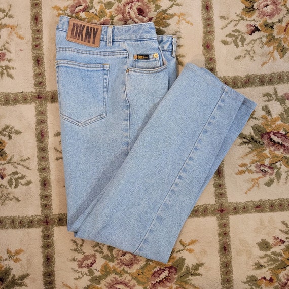 90s DKNY Jeans, Size 10, Light Blue Denim - Etsy