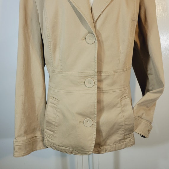 Vintage Beige Jacket Womens Plus Size 18 by Venez… - image 8