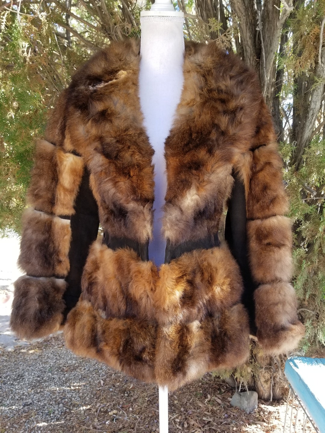 W*E様 40s PENNEY'S Vintage Fur Jacket S 3 Vintage 1940s Fur Jacket