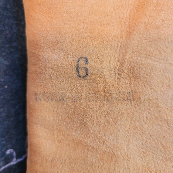 Vintage France leather Gloves Camel Womens Size 5… - image 8