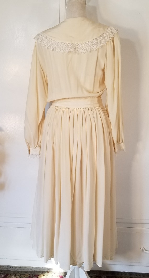 Eileen West Robe/Nightgown Queen Anne Lace Peignoir L… Gem