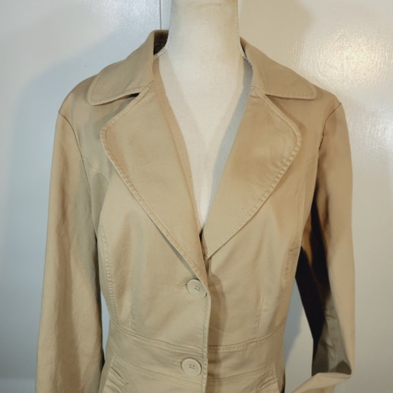 Vintage Beige Jacket Womens Plus Size 18 by Venez… - image 4