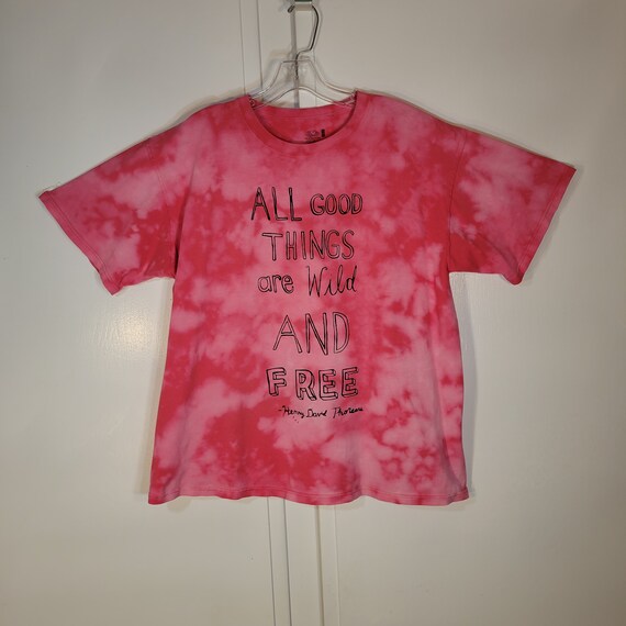 Tie Dyed Shirt Top Shari Elf Silk Screen Joshua T… - image 3