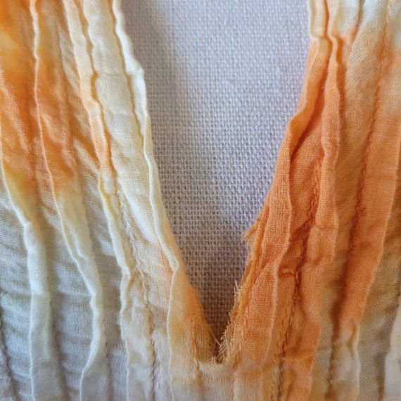 Vintage Michael Kors, Tie Dye Orange & White Wome… - image 9
