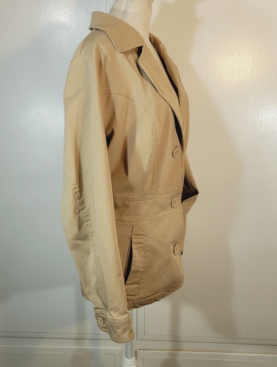 Vintage Beige Jacket Womens Plus Size 18 by Venez… - image 6