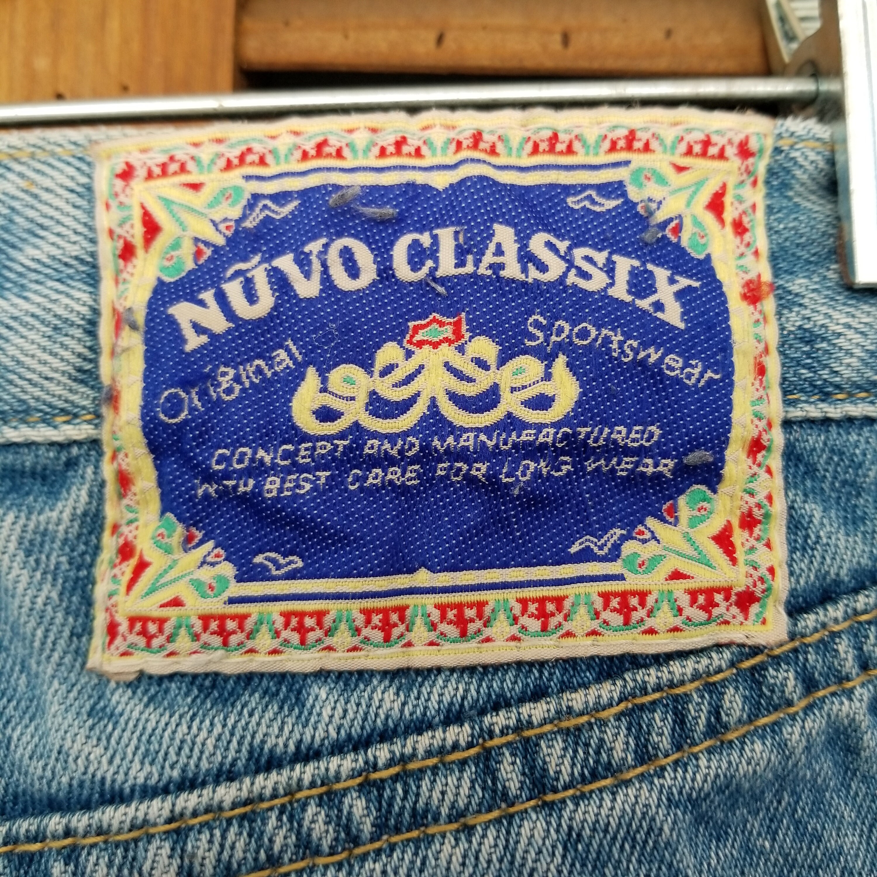 Vintage Leather & Denim NUVO CLASSIX Original Sportswear 80s-90s