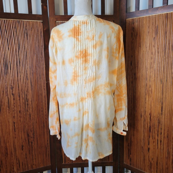 Vintage Michael Kors, Tie Dye Orange & White Wome… - image 6