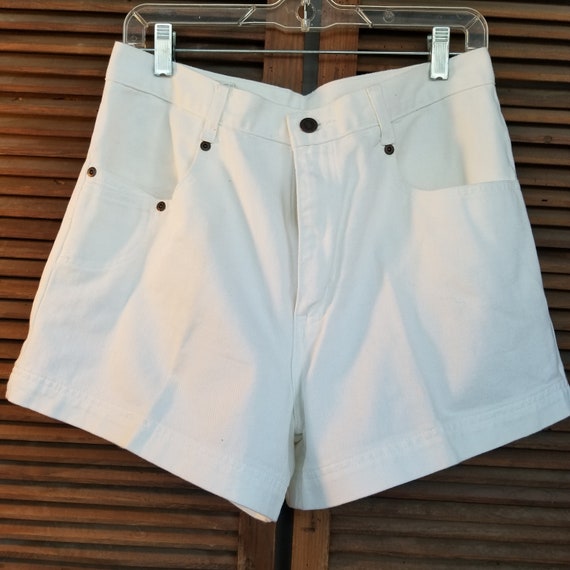 No Boundaries White Denim Short Shorts for Women … - image 1