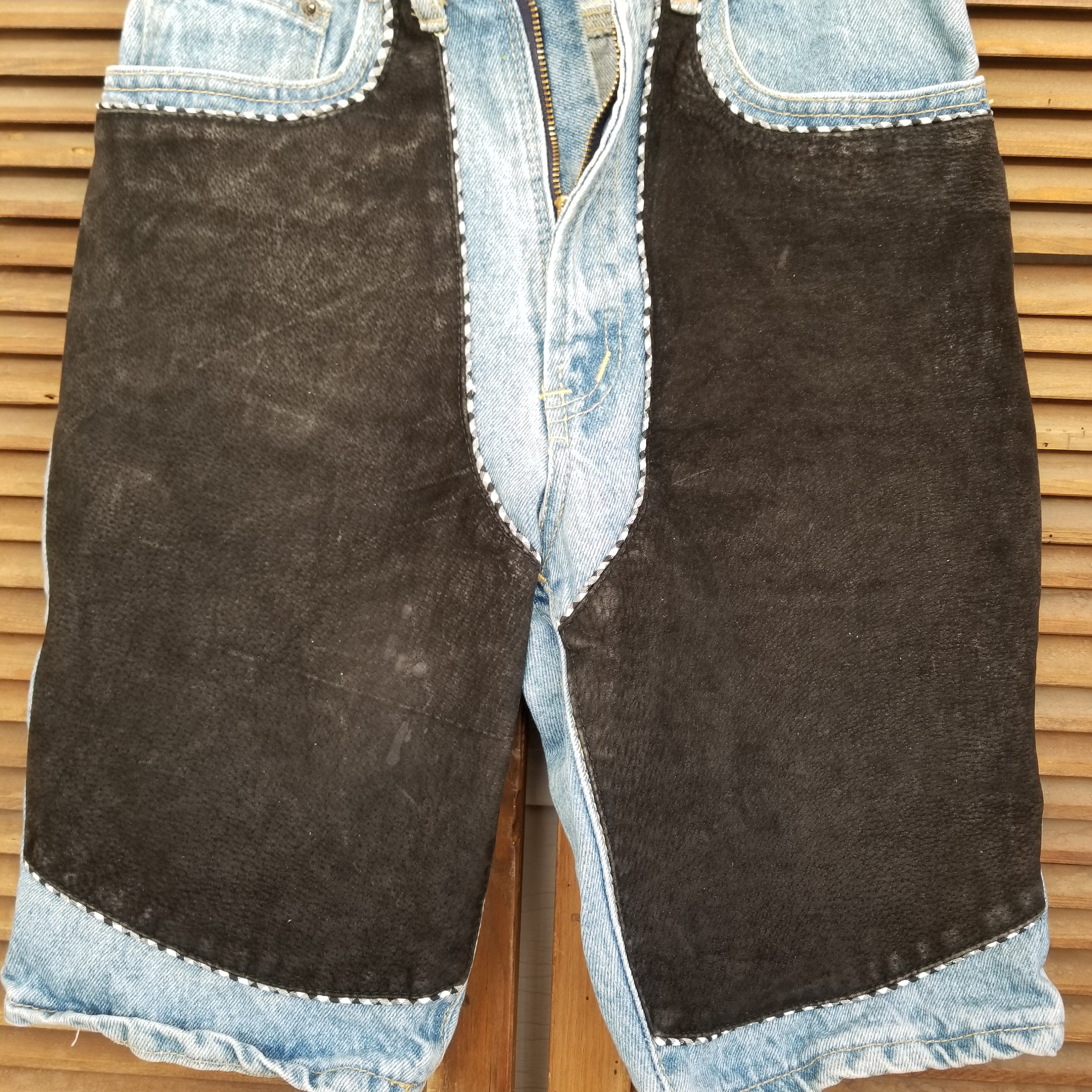 Vintage Leather & Denim NUVO CLASSIX Original Sportswear 80s-90s