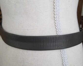 Bonnie Boynton Brutalist Belt Brass Leather Copper Silver 