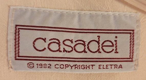 80s Casadei Womens Wrap Dress Size 8/10 Medium Pa… - image 10