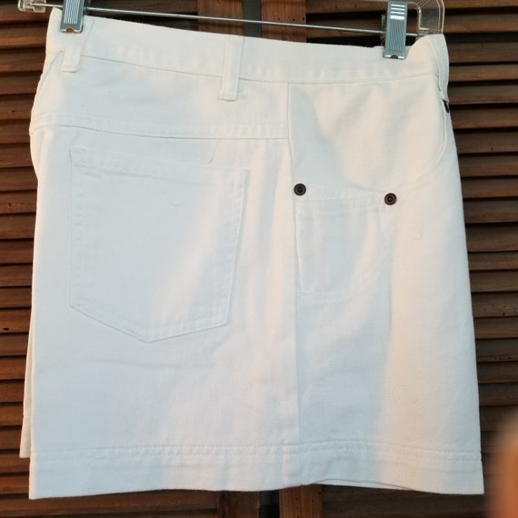 No Boundaries White Denim Short Shorts for Women … - image 6