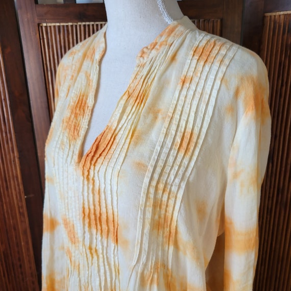 Vintage Michael Kors, Tie Dye Orange & White Wome… - image 4