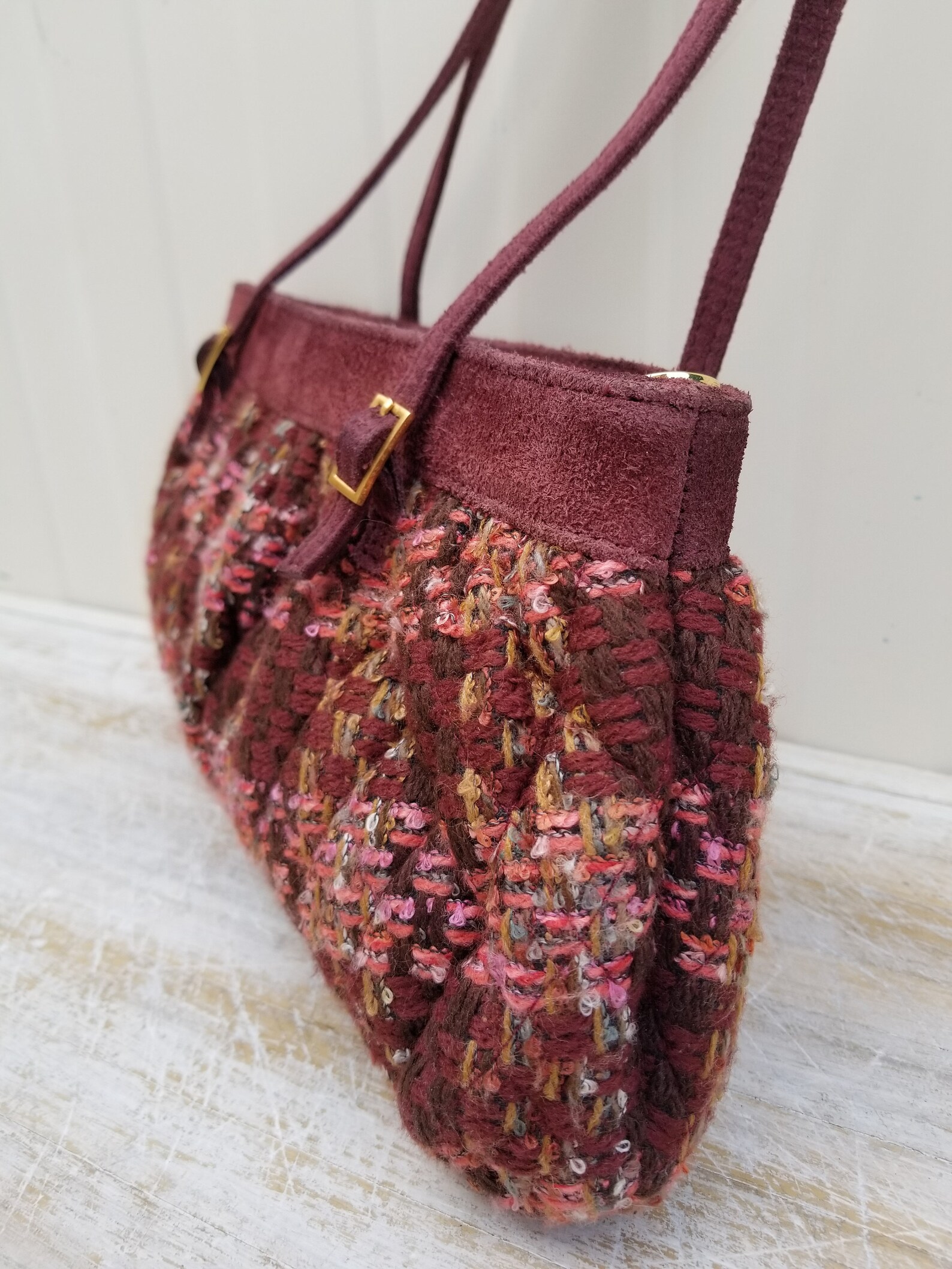 vera bradley burgundy purse