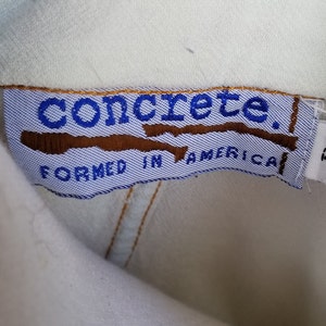 80s Tencel Button-Down Shirt, Light Blue with Mustard Stitch, Womens Large image 4