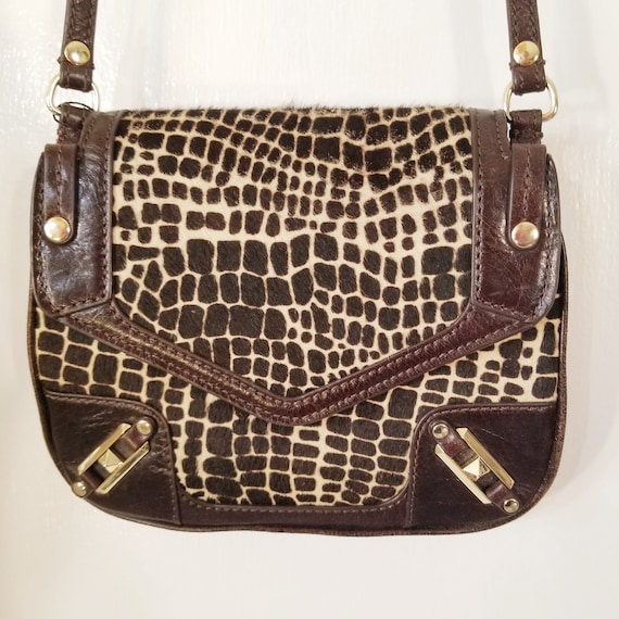 Rebecca Minkoff Pony Hair Cross body Purse Bag Gir