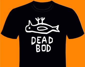 DEAD BOD Official tshirt T shirt men's tee gift Clem Wear Hull Pongo graffiti Kingston Upon