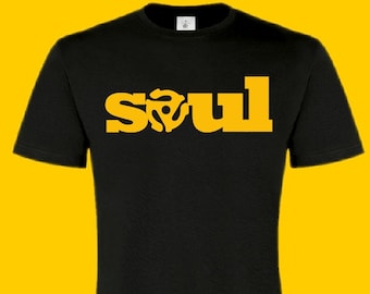 SOUL tee T-SHIRT tshirt t shirt men&#39;s ladies unisex Keep The Faith Wigan Casino Dance Retro gift organic fair trade carbon climate neutral