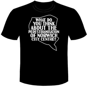 T das senhoras Alan Partridge T-SHIRT Que você pensa sobre a pedestrenização do centro da cidade de Norwich? engraçado presente de comédia retrô ah ha