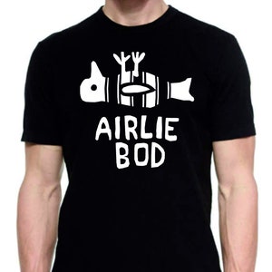 AIRLIE BOD Official tshirt T shirt men's tee gift Clem Wear Hull Pongo graffiti Kingston Upon Hull FC rugby league