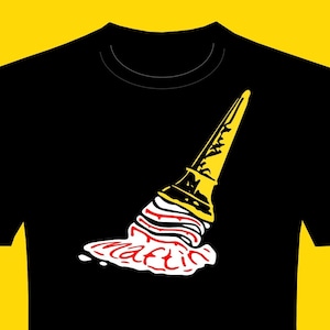 Unisex Maftin tshirt T shirt tee ice cream melted melting hot boiling Hull East Yorkshire funny Clem Wear local slang Kingston Upon mens