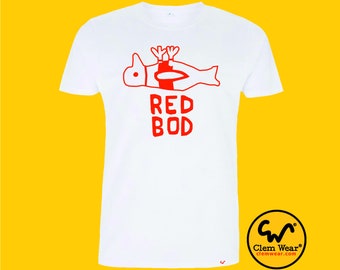 RED BOD Hull KR Rovers tshirt T shirt tee rugby men's unisex ladies Dead Bod east cup final gift Clem Wear Pongo graffiti Kingston Upon