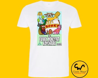 Rik Mayall Bottom tshirt tee T-shirt t shirt unisex tv show art Furry Honeypot Adventure unisex ladies mens funny comedy gift tee funny gift
