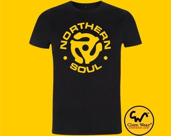 NORTHERN SOUL tee tshirt T-shirt unisex men's ladies Keep The Faith Wigan Casino Dance tee Retro gift organic climate neutral Fair Trade