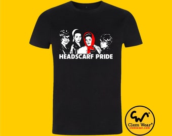 Headscarf Pride 4 Heroes tee tshirt T-shirt jumper hoodie unisex ladies men&#39;s Hull Revolutionaries Lillian Bilocca charity statue