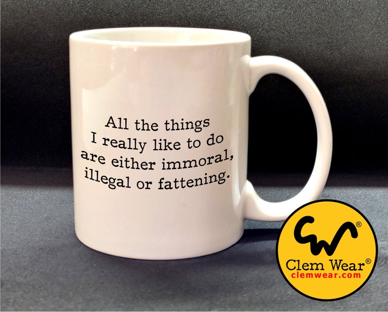 funny 'confident bald man' mug birthday gift present hair skinhead office joke new job retirement cup handmade silly work mate 11oz The Things I Like