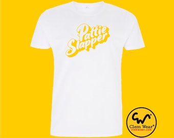 LADIES Pattie Slapper tee tshirt T-shirt Hull UK funny silly tote butty bag punk present gift birthday xmas