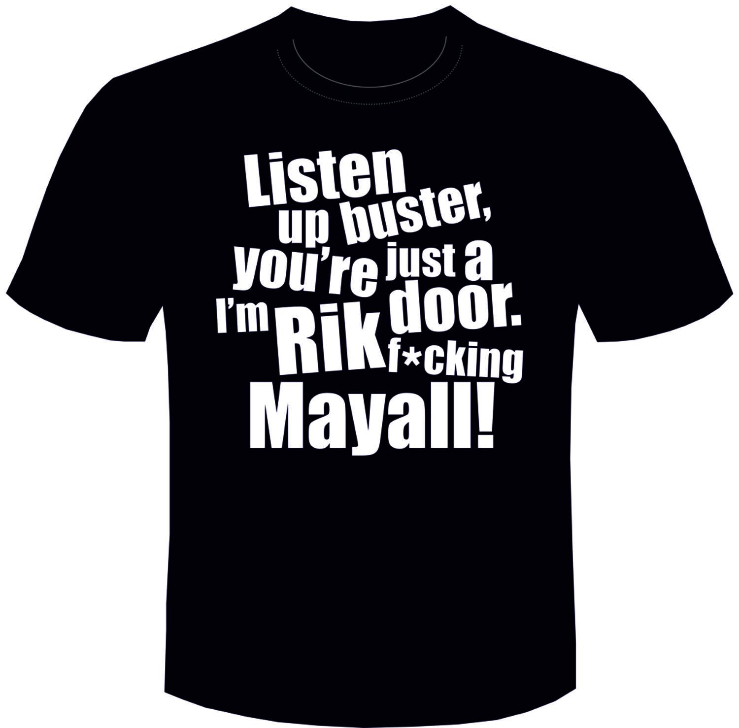 BUS SURFING ASSOCIATION T-SHIRT Bas Tee Rik Mayall T-shirt Comédie - Foto 3