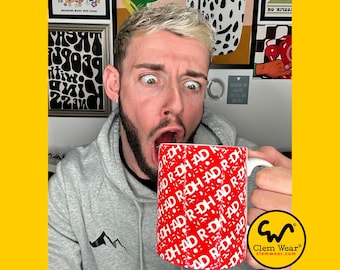 REDHEAD RESIDENCE offizielle limitierte Auflage Tassen tiktok Clem Wear Kingston upon Hull zeigen Tassen Clem Wear Tasse präsentieren Arbeit 11 Unze UK