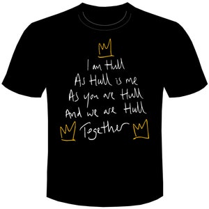 I Am HULL T-shirt unisex ladies Yorkshire Clem Wear Trains Yorkshire railway organic gift vegan fair trade climate neutral