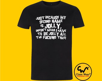 Mr Jolly Rik Mayall T-SHIRT Comic Strip Bottom unisex Peter Cook Young Ones 1980s TV Mayal mens tee Bottom funny Retro tv comedy Rick gift