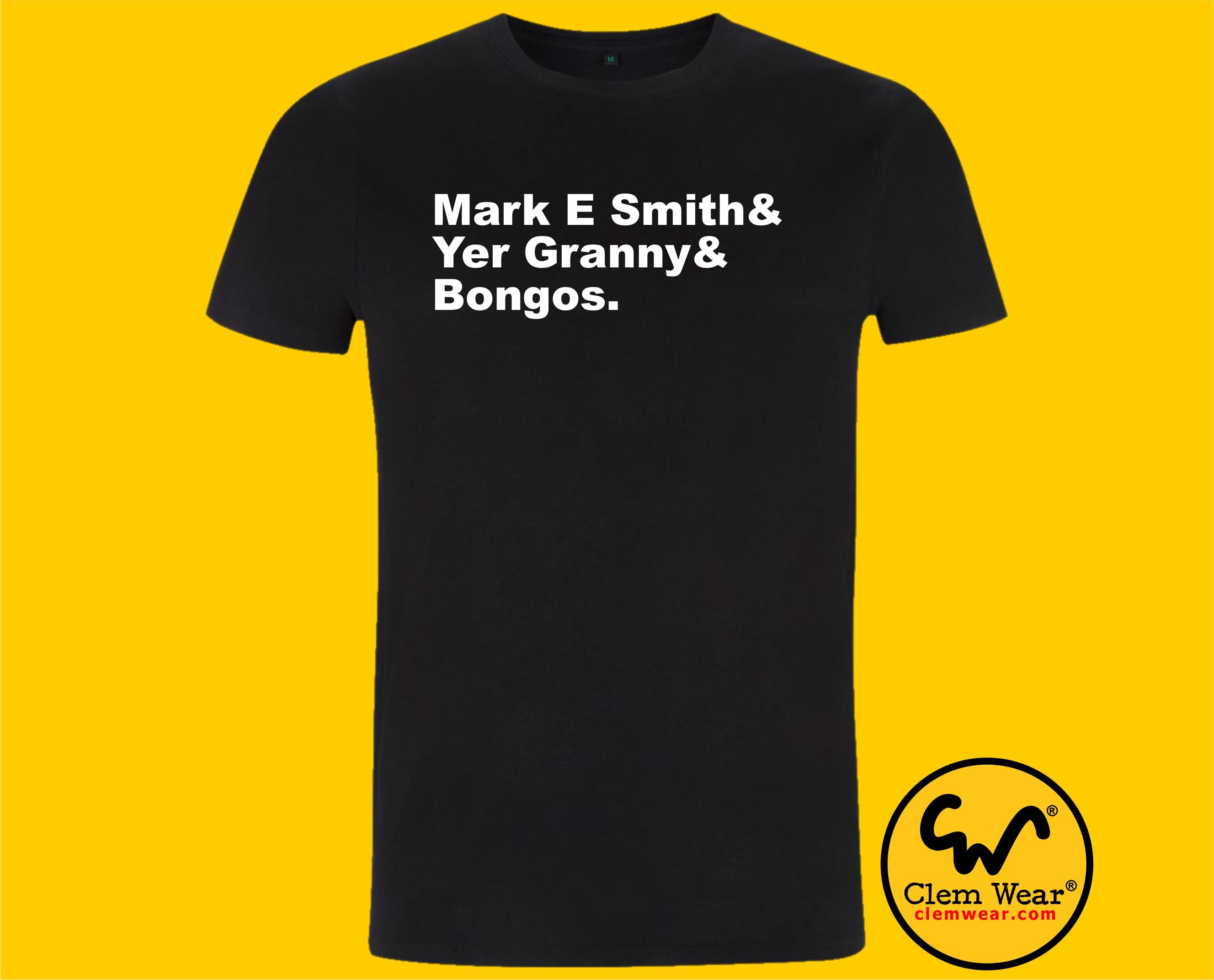 The Fall Tee Tshirt T Shirt Mark E Smith Yer Granny Bongos Music