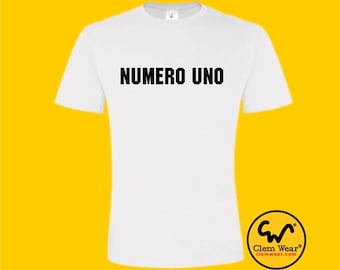 LADIES NUMERO UNO tee tshirt T-shirt tote gym weight lifting training exercise Arny Arnold number one 1 bag sports the best only