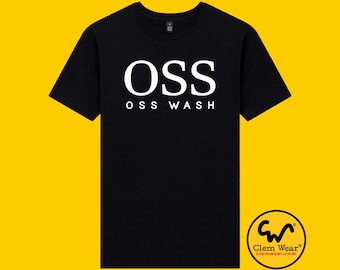OSS WASH T-Shirt, Herren, Damen, Unisex, Hull, Geschenkidee, Clem Wear, Graffiti, Kingston Upon