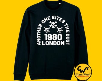 Ein anderer beißt den Staub Pullover Sweatshirt London 1980 unisex Herren Damen exklusive