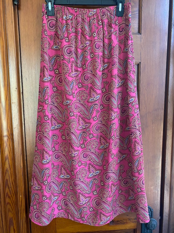 Blair Fuchsia Paisley Skirt - image 3