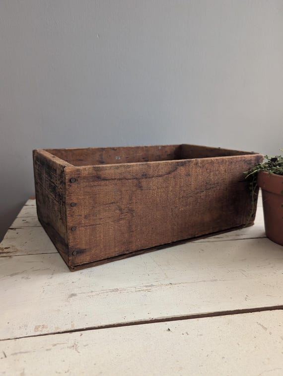 Vintage Wooden Santa Clara Prunes Box. Old Wooden Packing Box. - Etsy