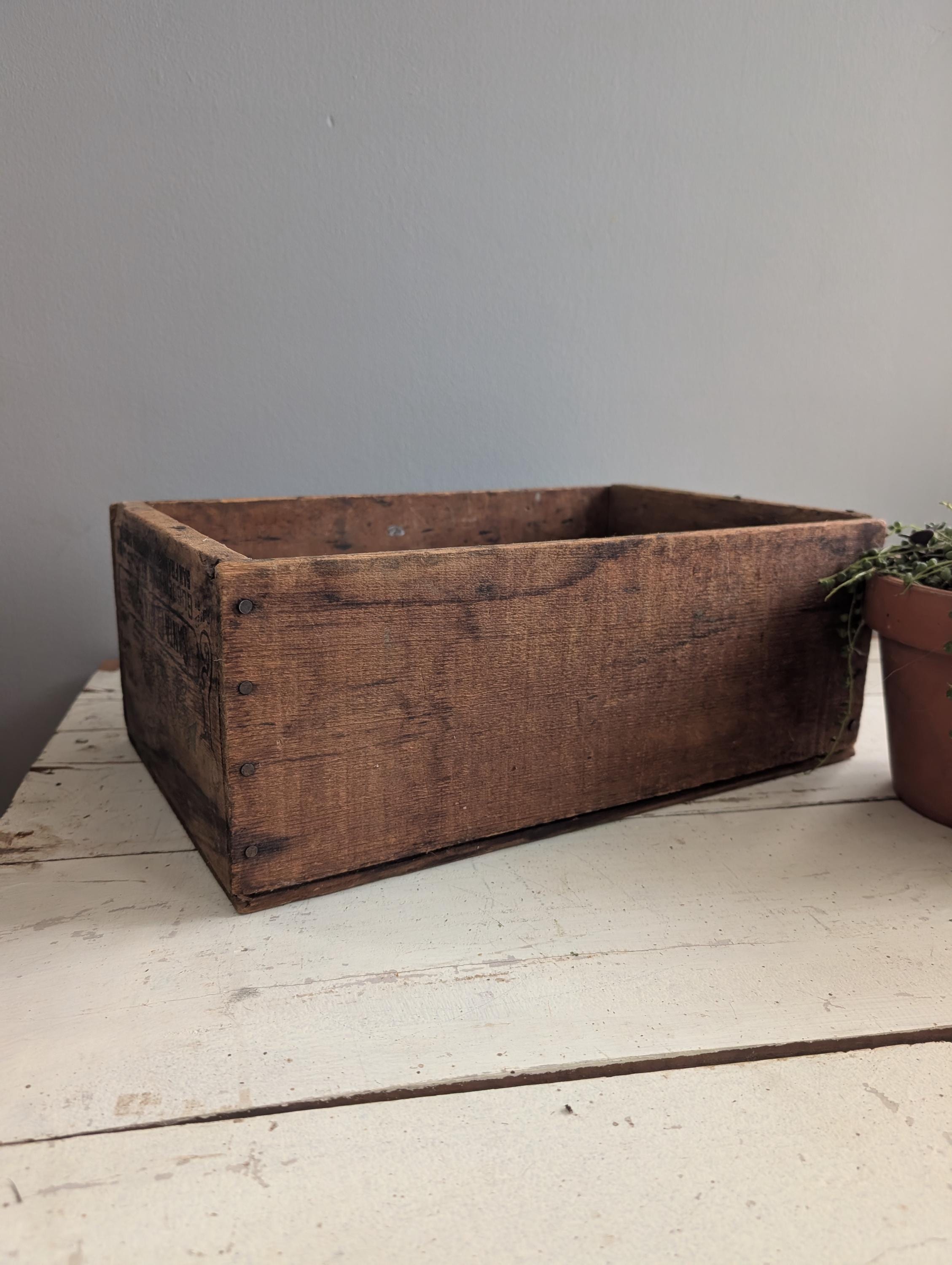 Vintage Wooden Santa Clara Prunes Box. Old Wooden Packing Box. - Etsy
