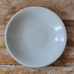 Vintage White Royal Ironstone China Alfred Meakin England Saucer. Old Ironstone Tea Cup Saucer.